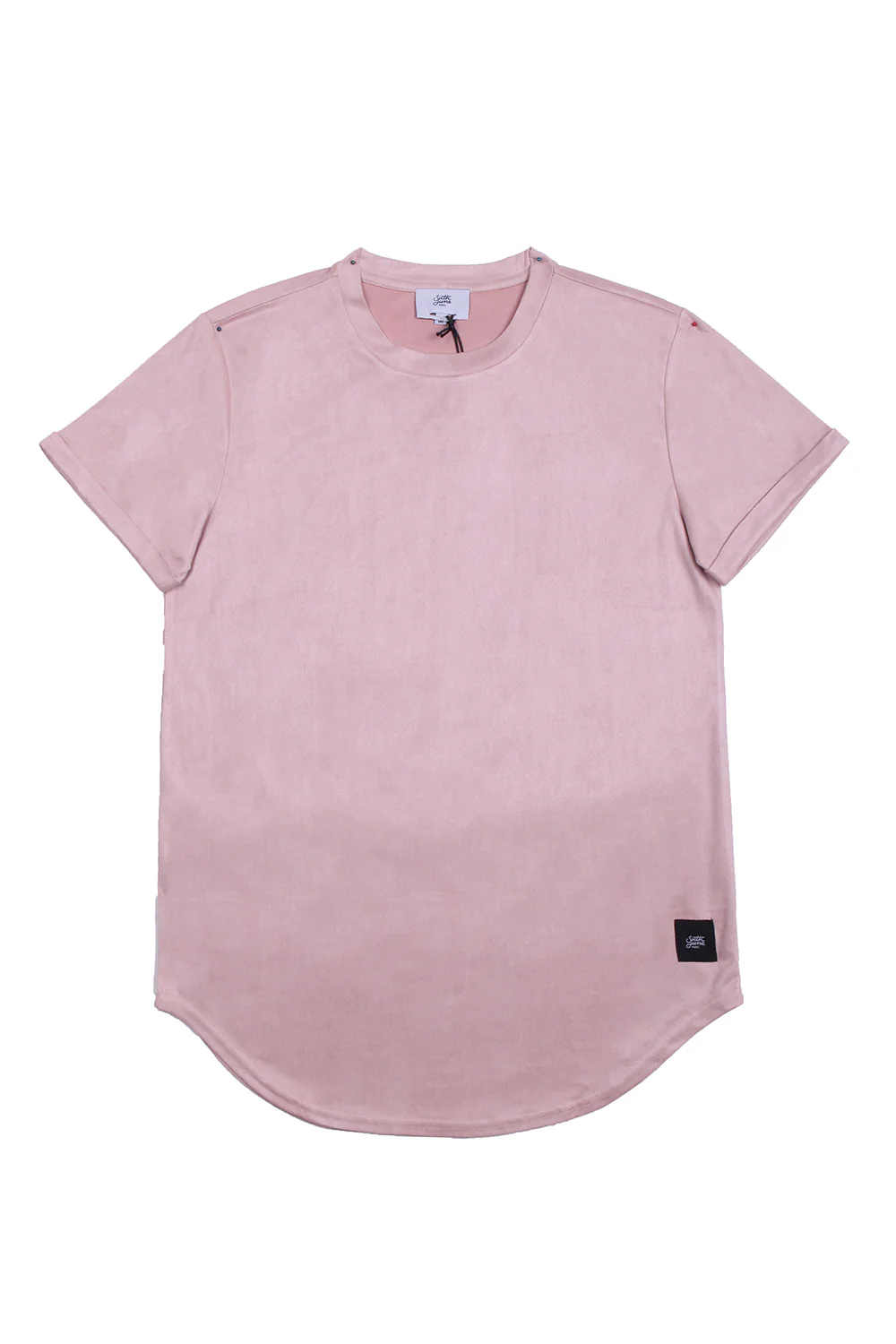 T-shirt suédine oversize rose 1925V