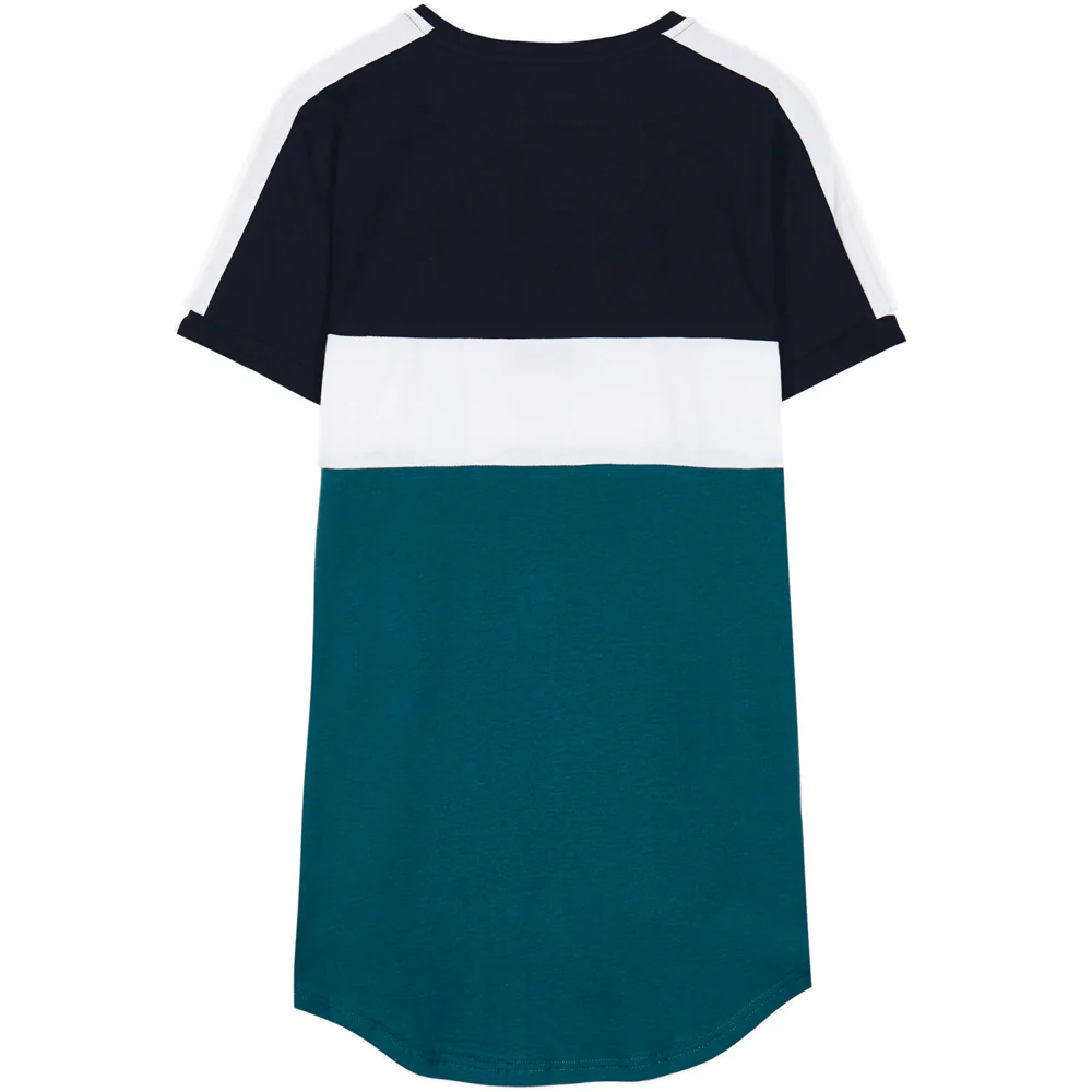 T-shirt tricolore texte noir vert blanc - Image 5