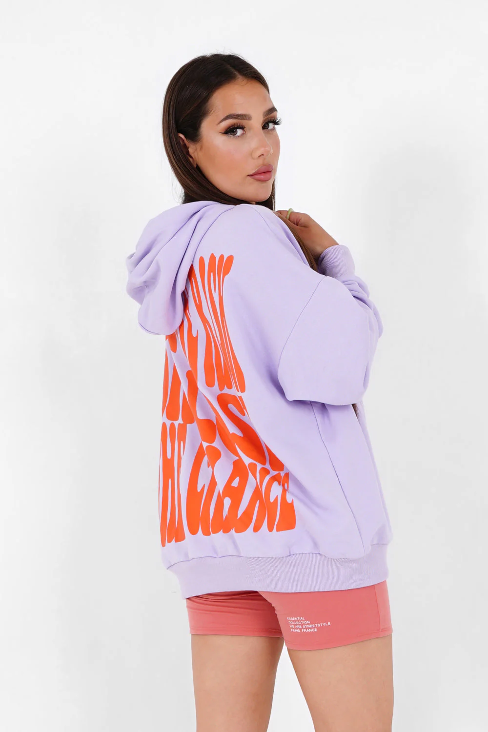 Sweat capuche hippie Violet - Image 5