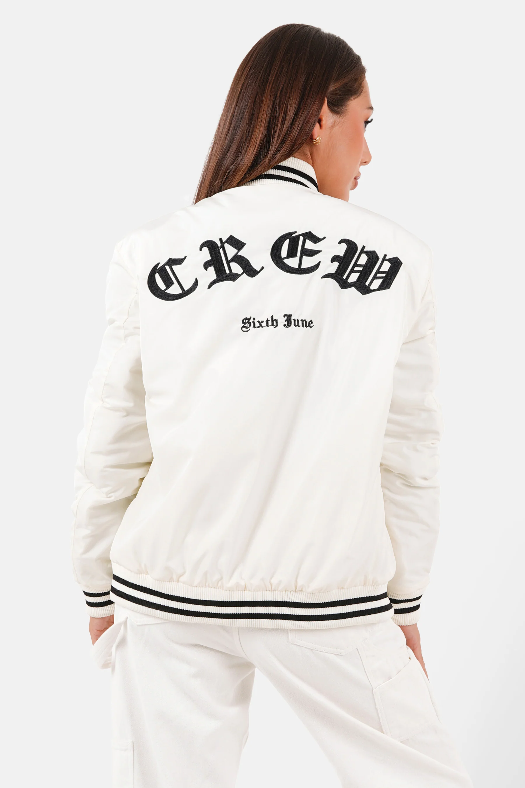 Veste teddy matelassé Blanc - Image 5