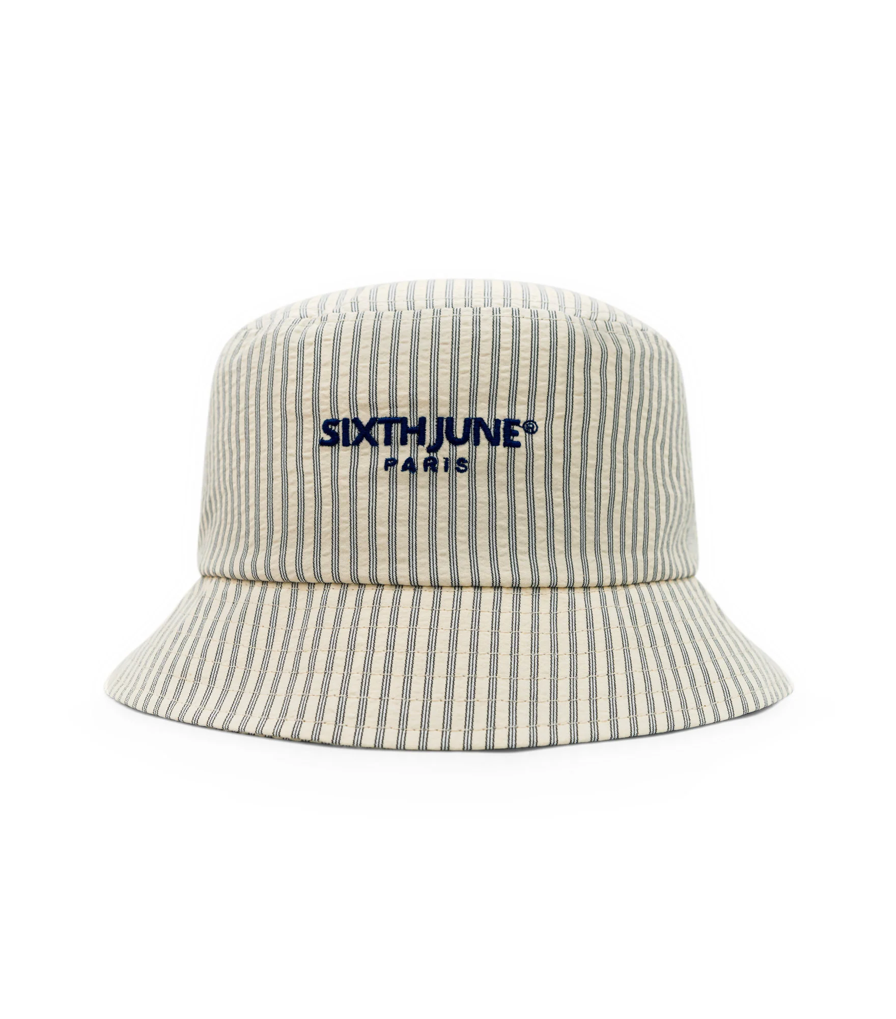 STRIPES textured bucket hat
