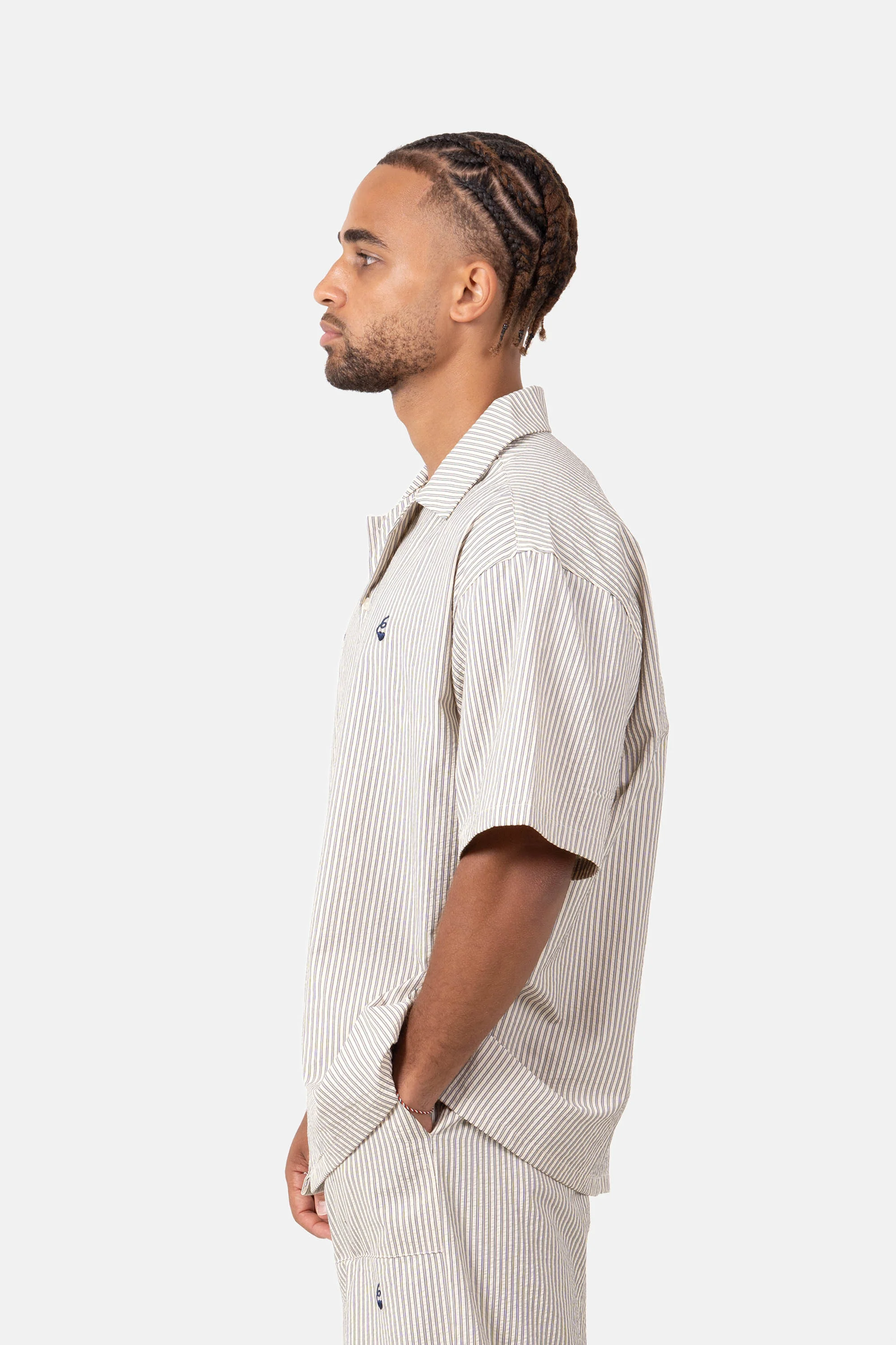 STRIPES textured shirt - Image 4