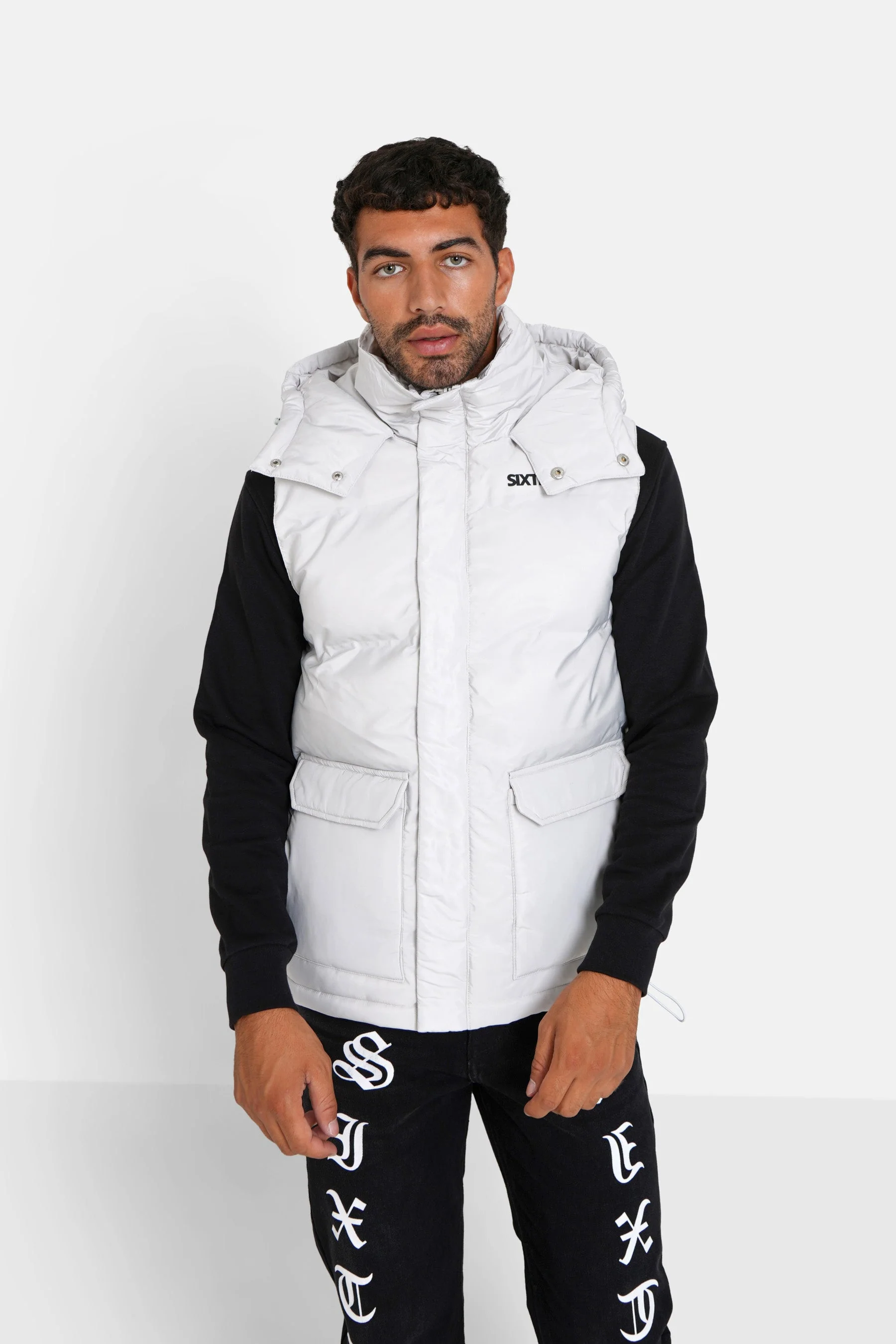 THERMO sleeveless puffer jacket