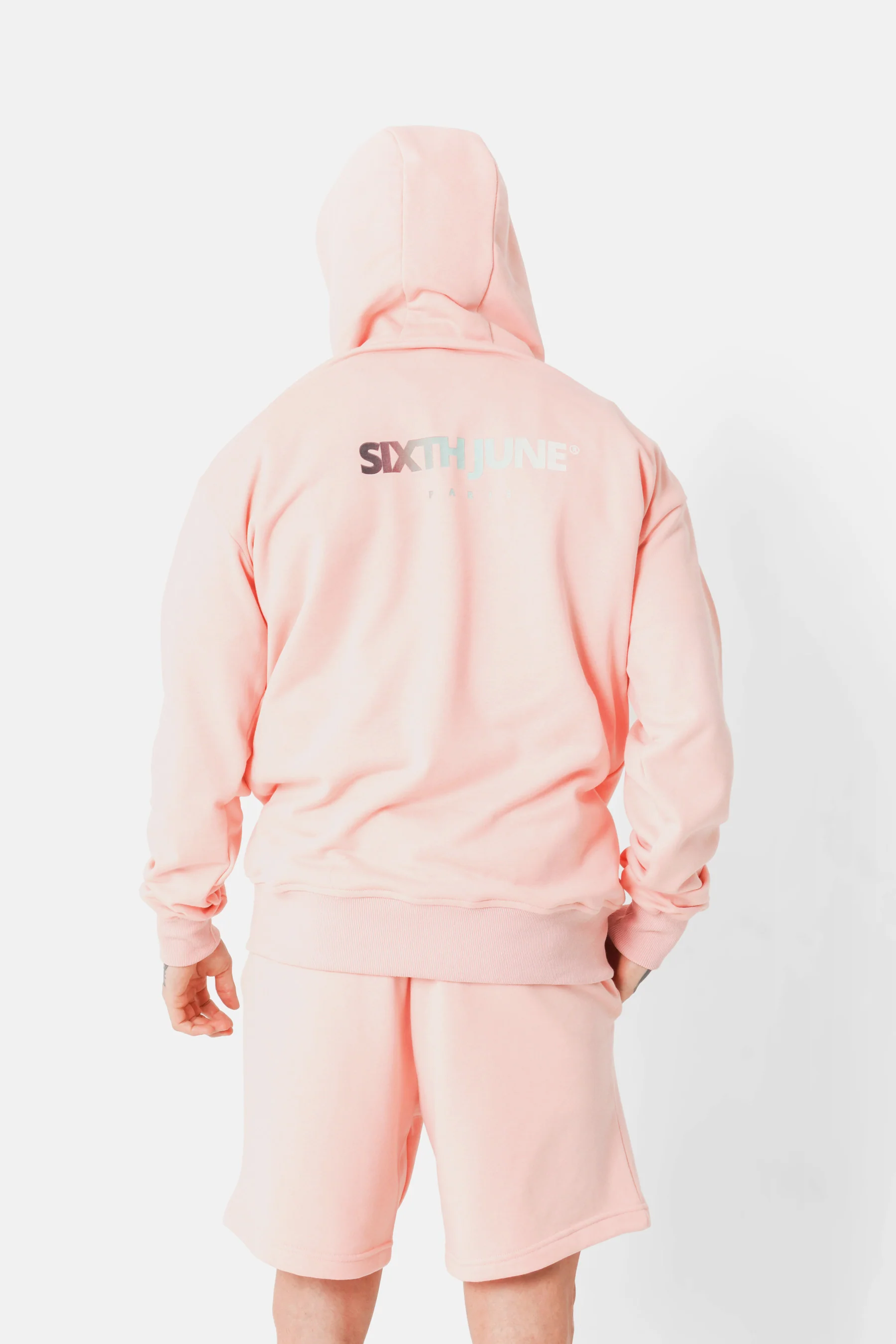 Sweatshirt logo  tie and dye Rose