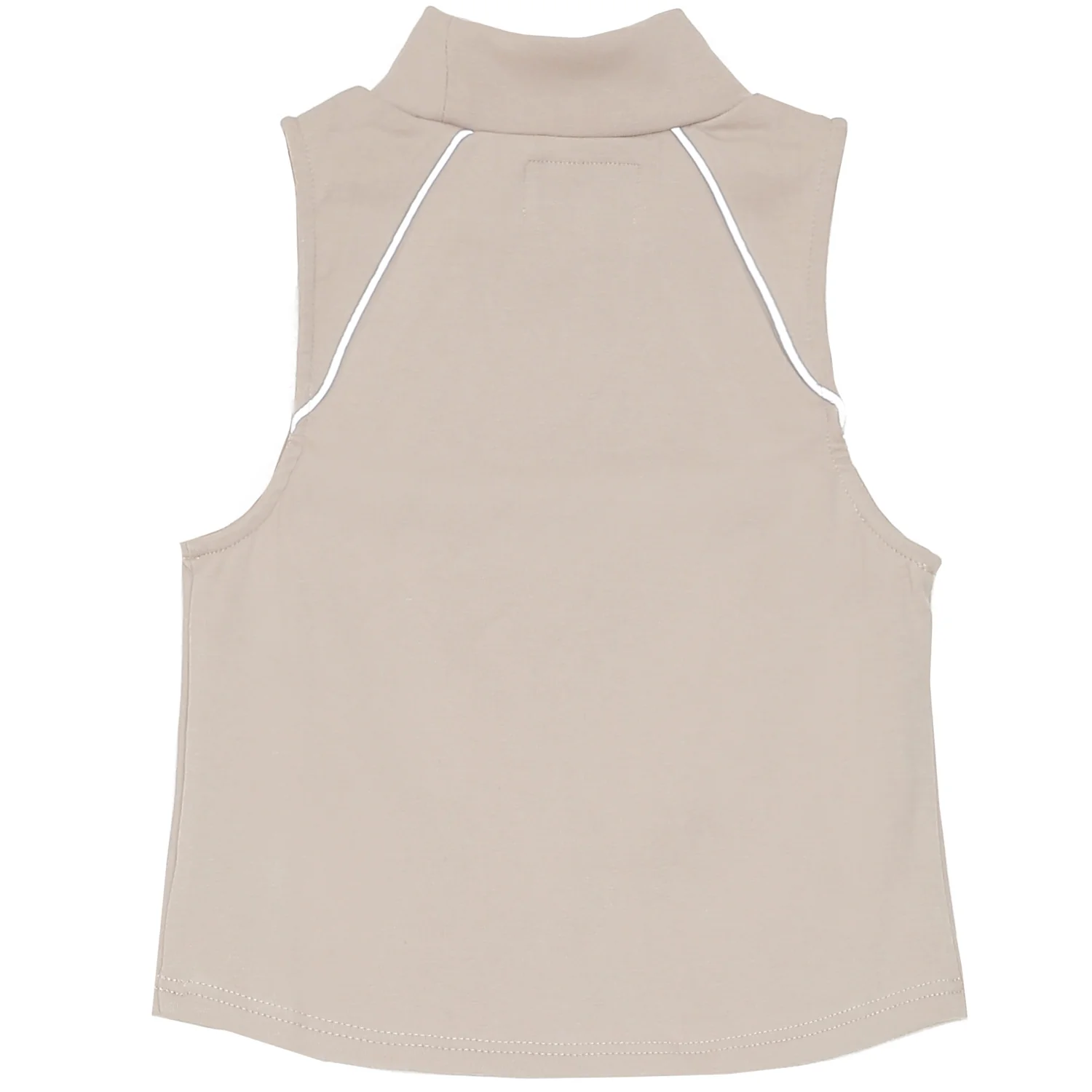 Top réfléchissant liseré logo beige - Image 9