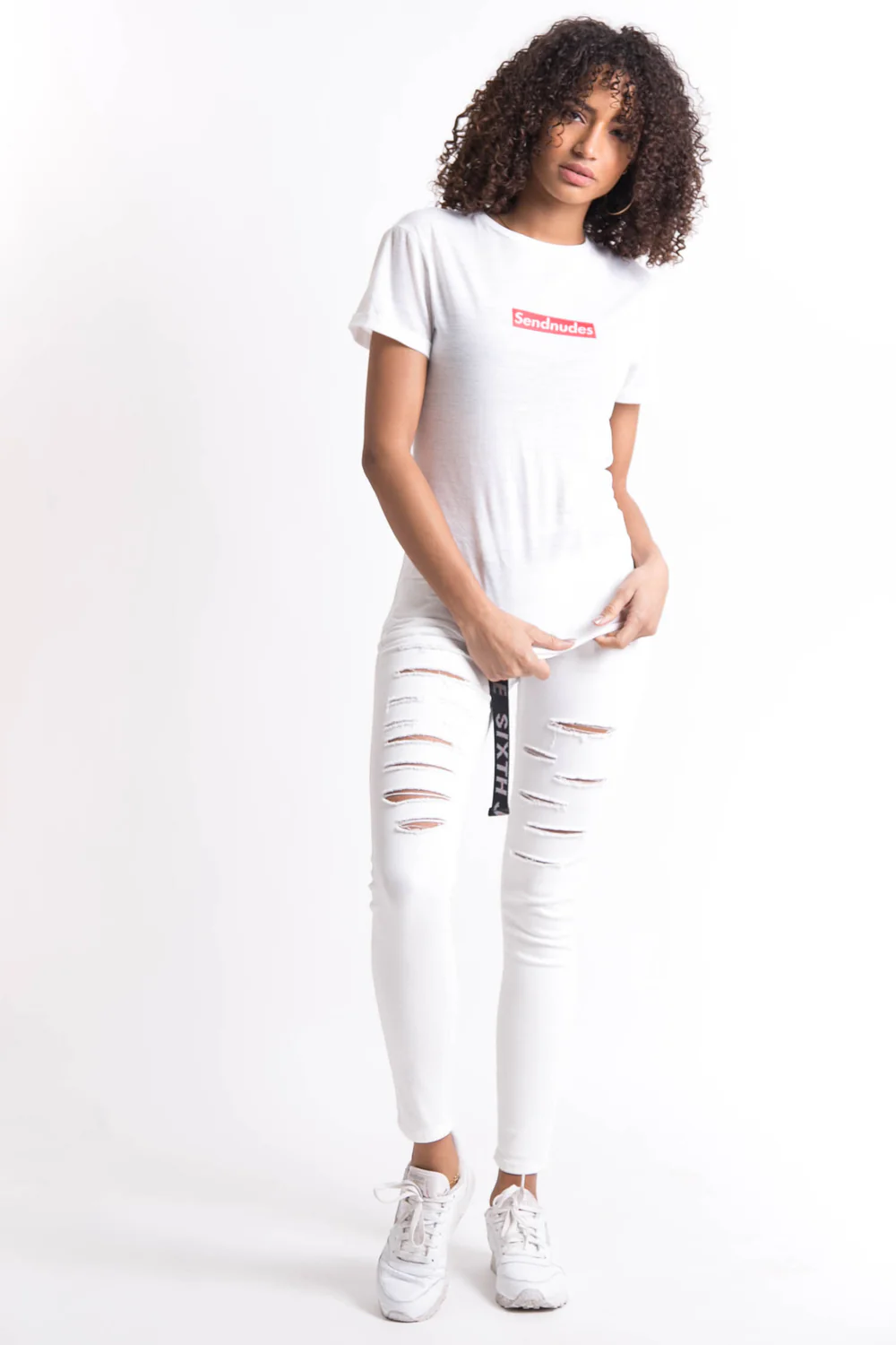 Tshirt Sendnudes blanc - Image 3