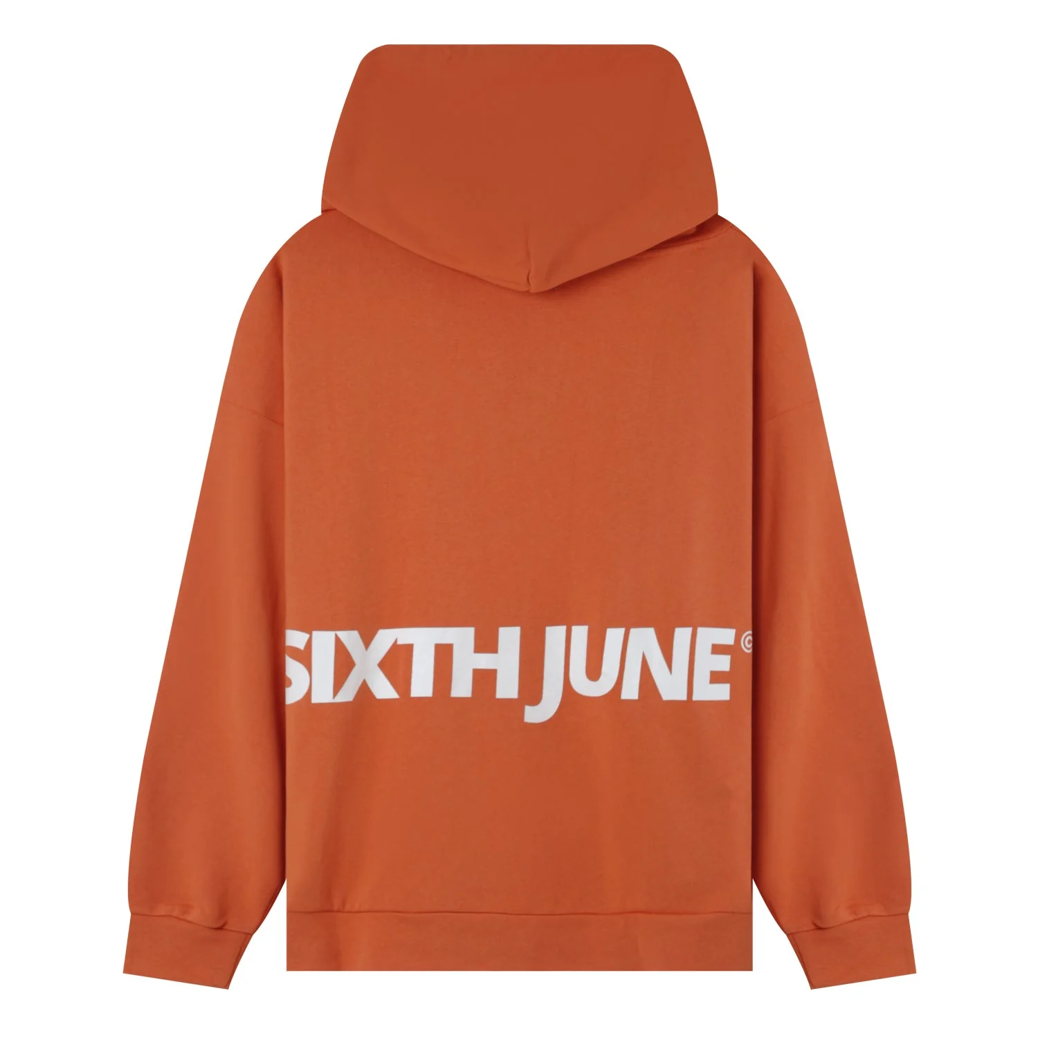 Sweatshirt grand logo Orange foncé - Image 6