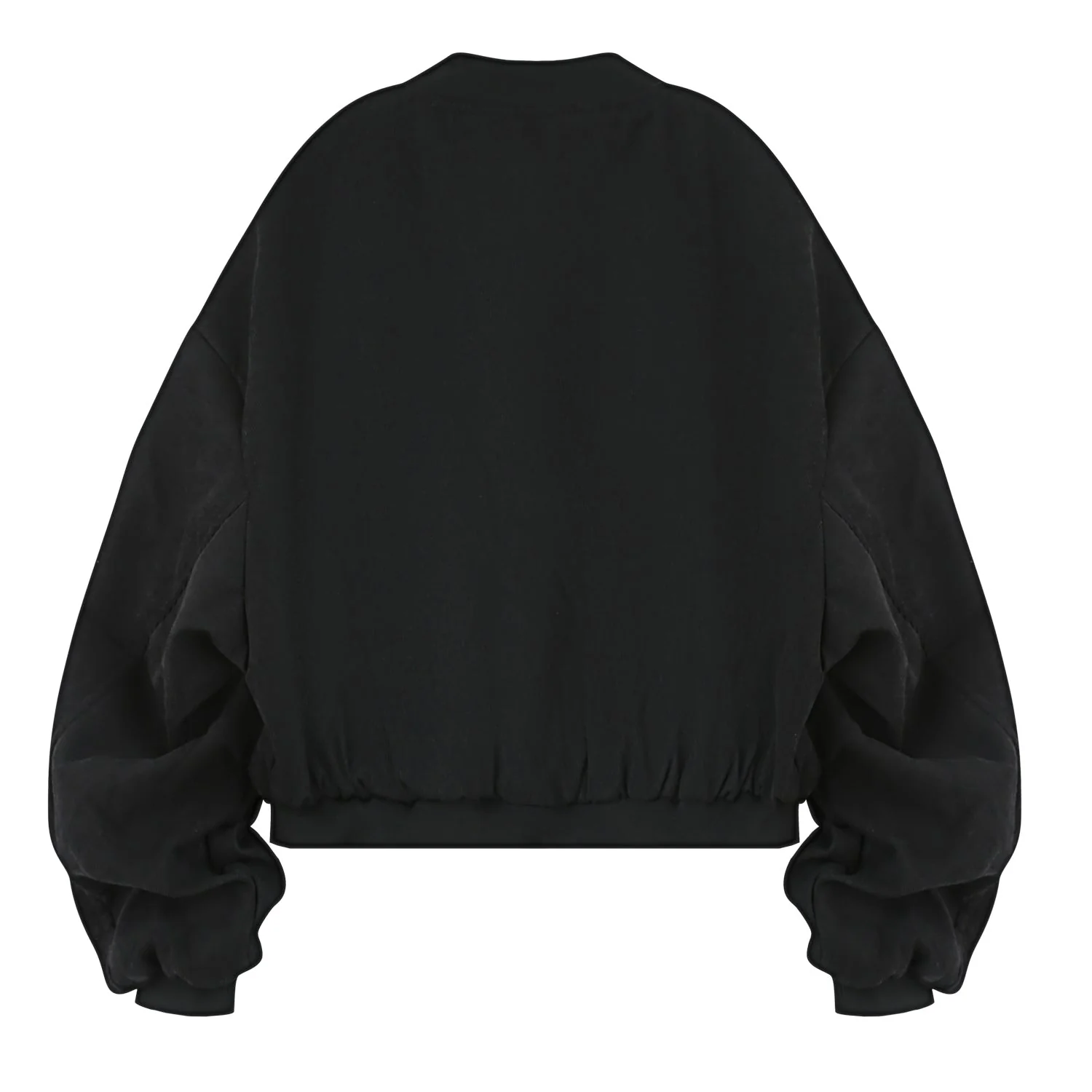 Veste bomber côtelé Noir - Image 7