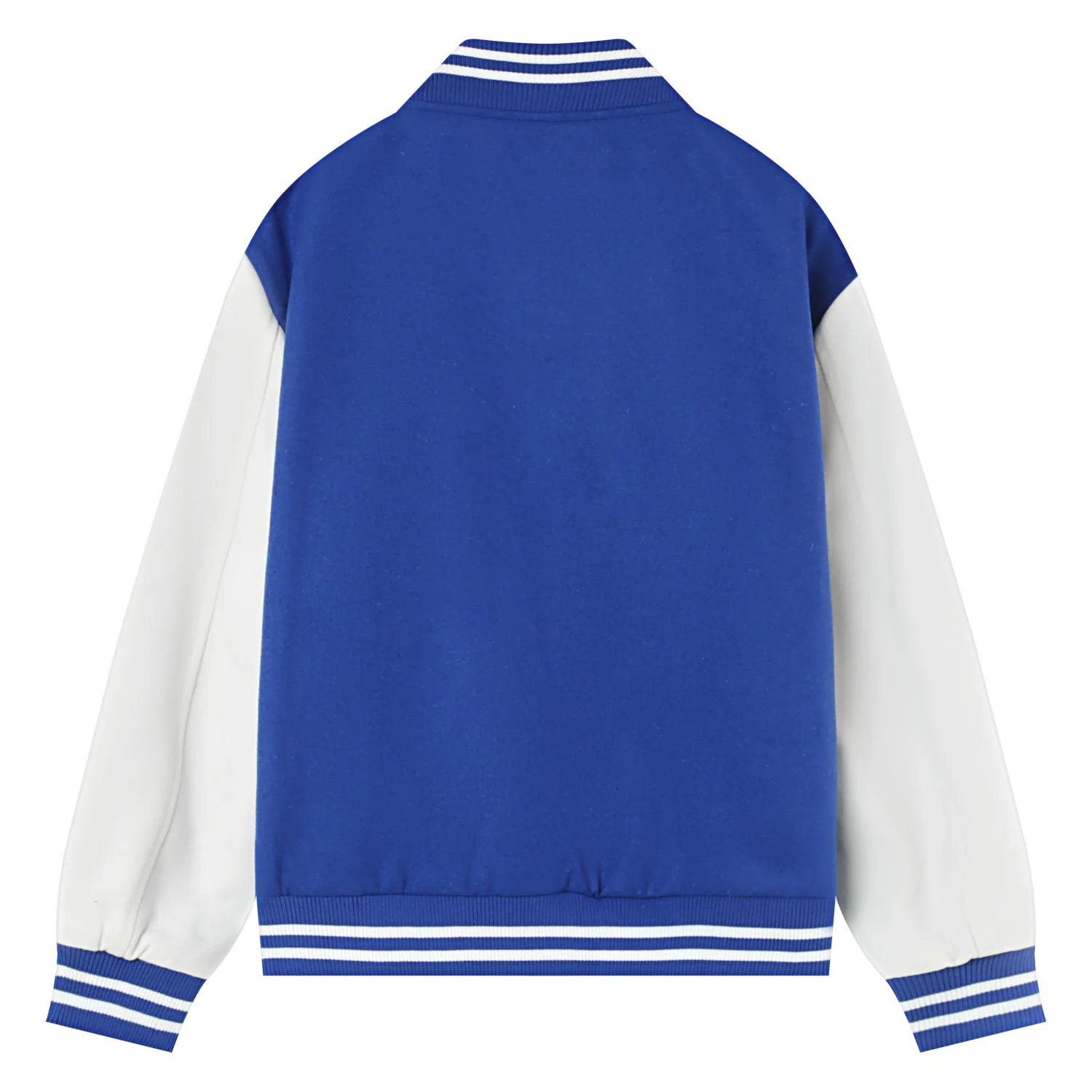 Veste teddy bicolore Bleu - Image 8