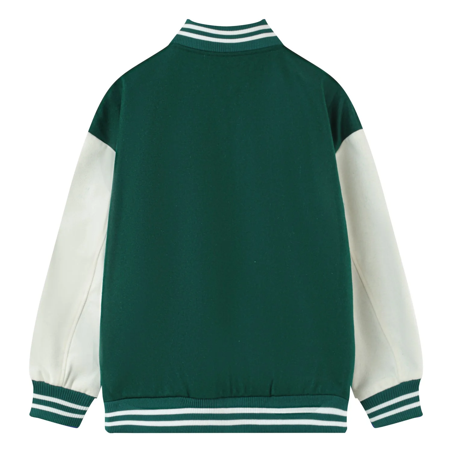 Veste teddy bicolore Vert foncé - Image 7