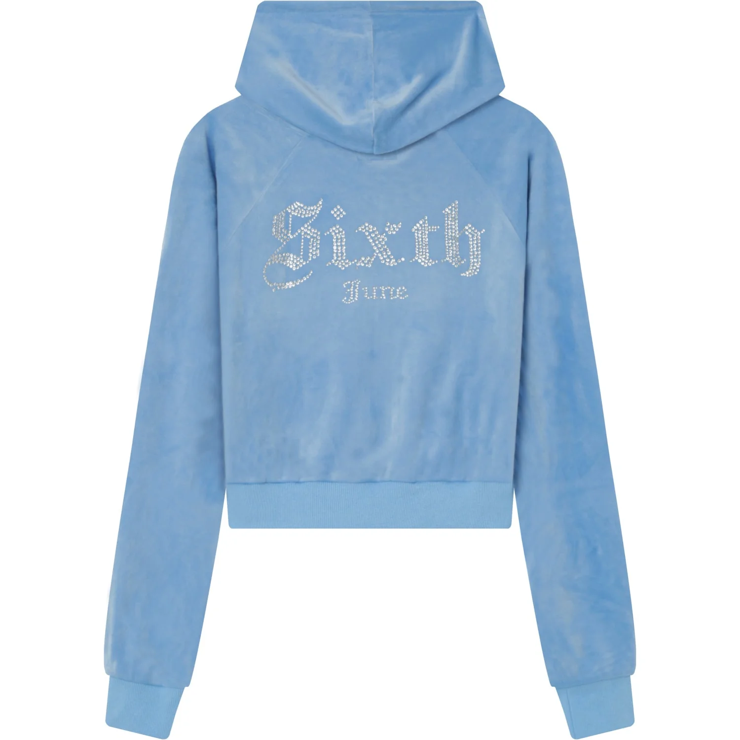 Gilet velours strass Bleu - Image 7