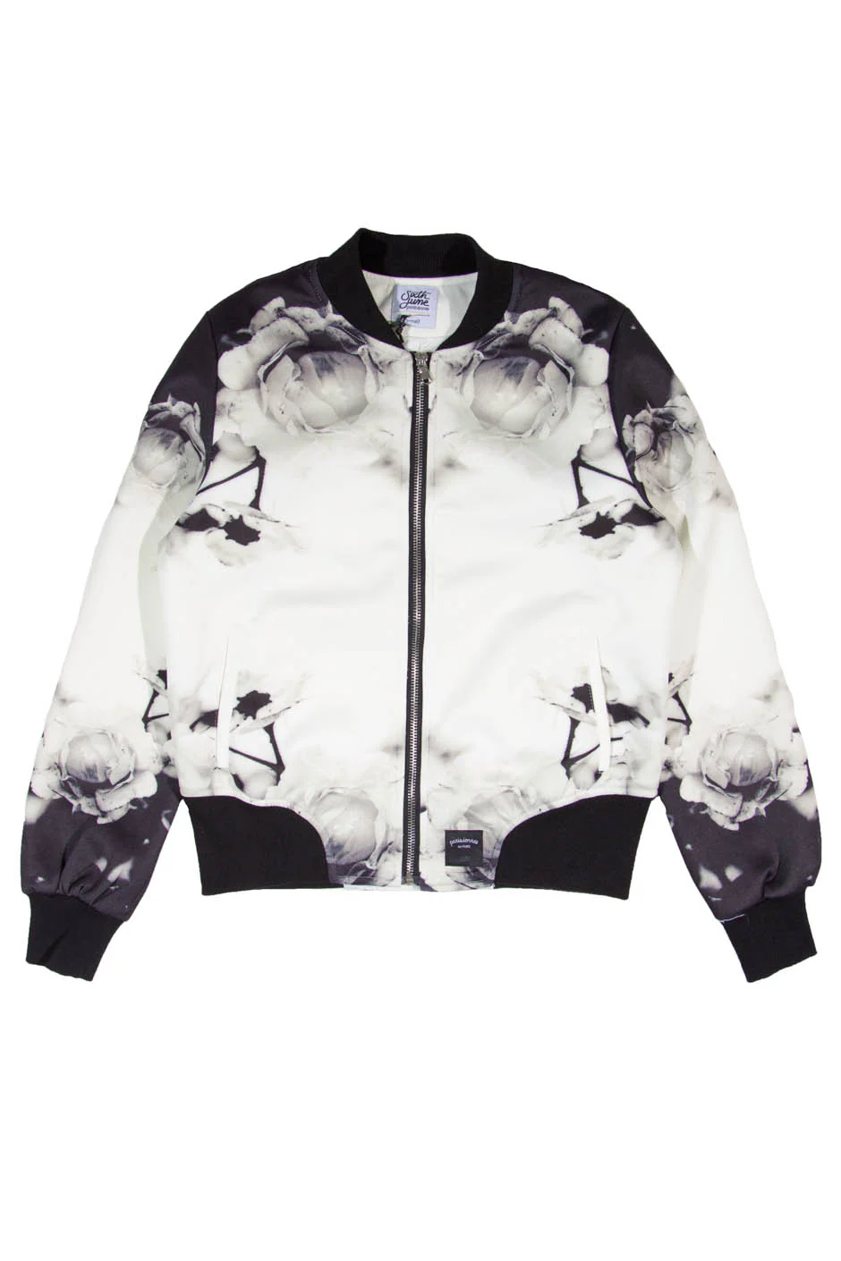 Veste fleurs Femme blanc 875AV