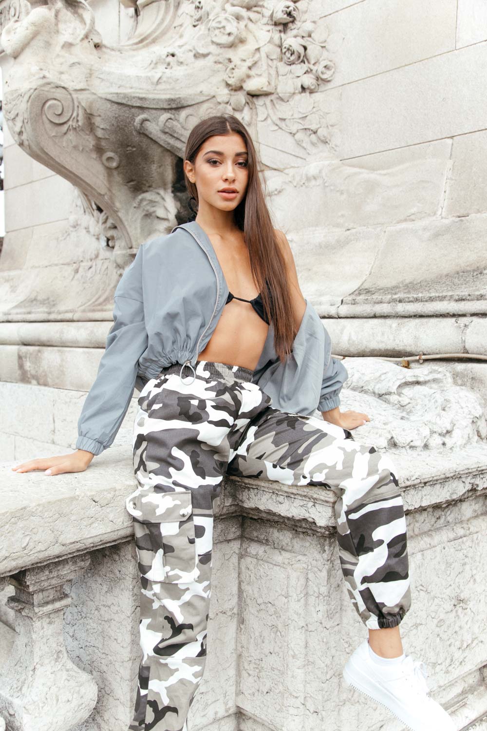 Veste réfléchissante logo gris clair - Image 8