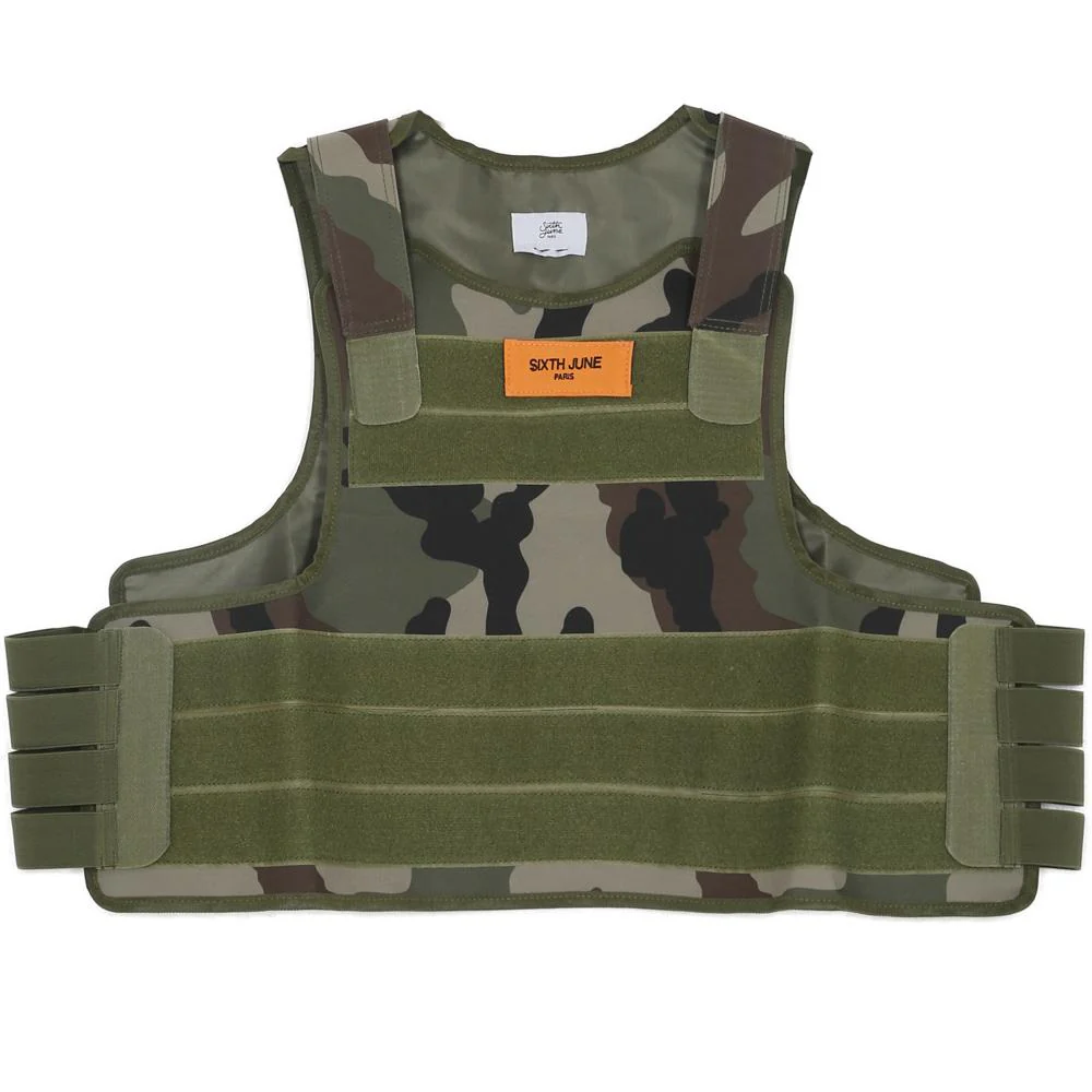 Veste tactique patch vert camouflage - Image 5