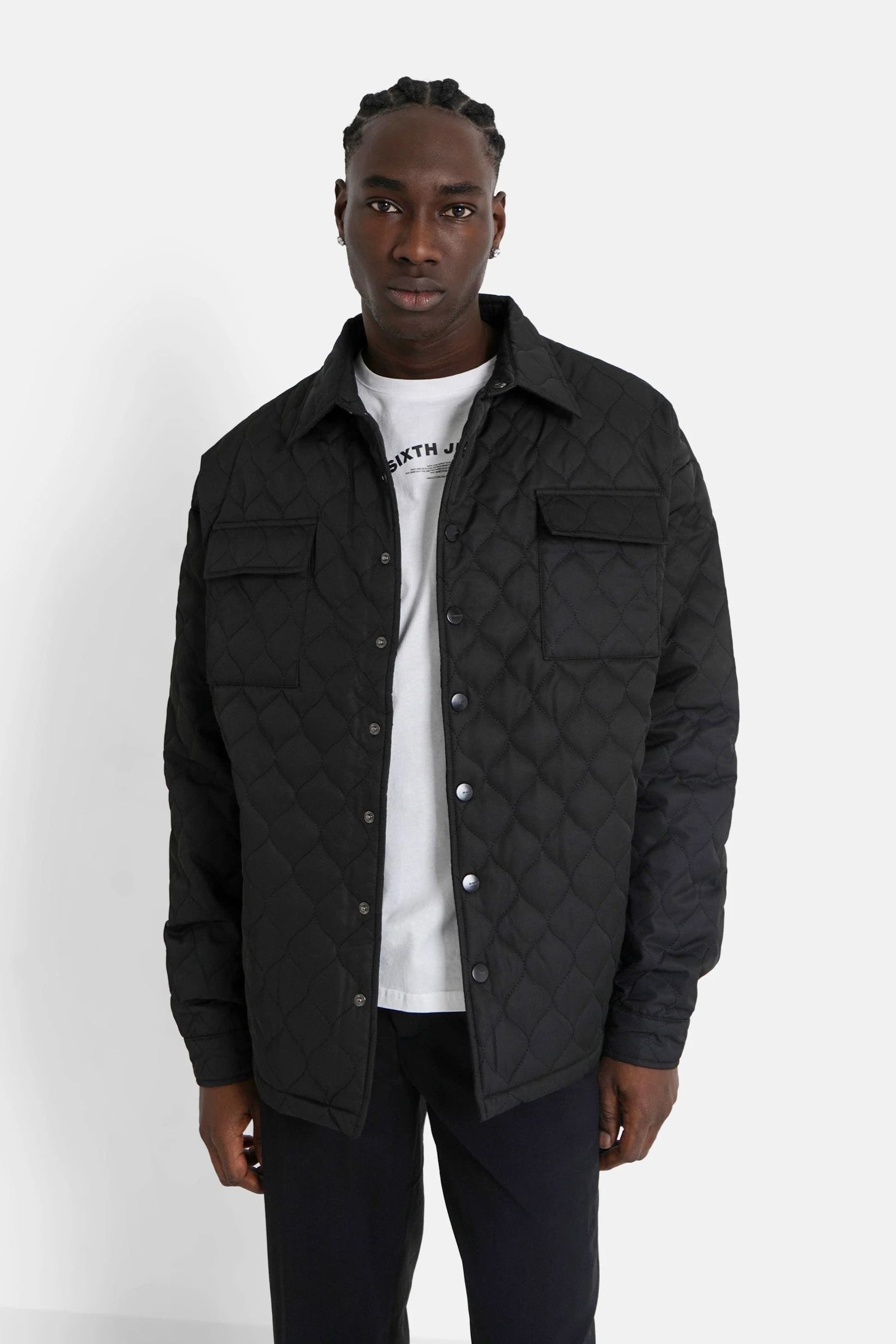 Veste matelassée wavy Noir