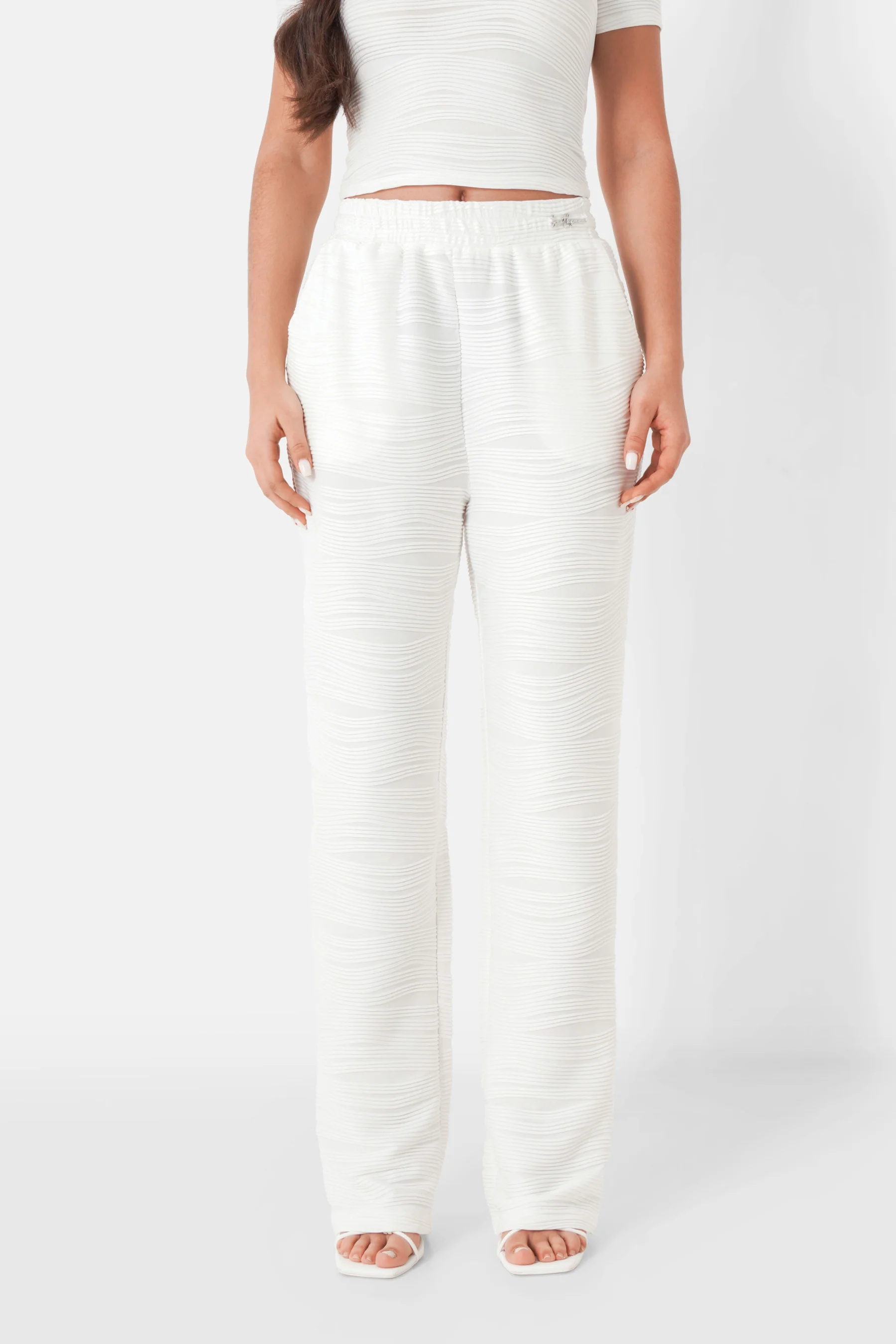 WAVY textured pant