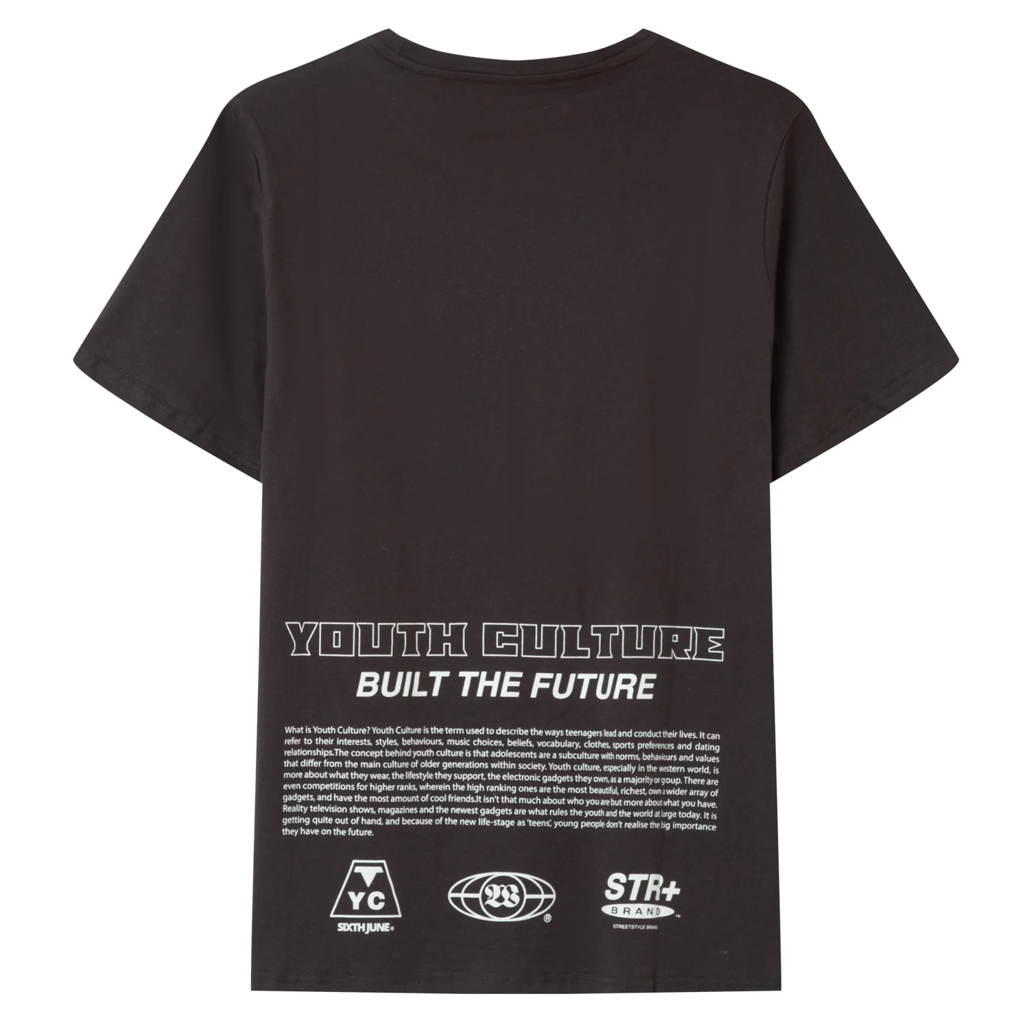 T-shirt youth culture Gris foncé - Image 6